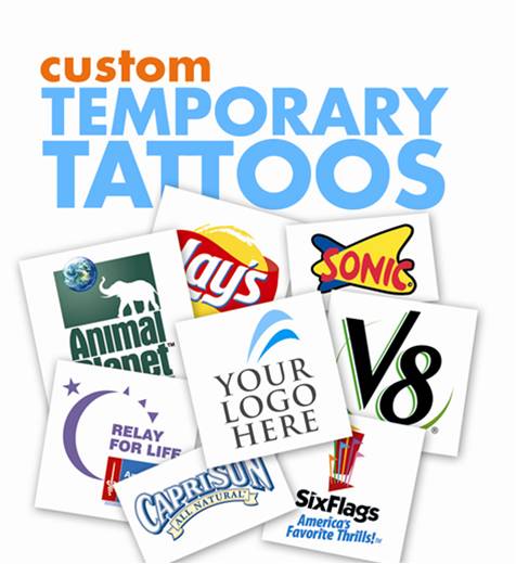 custom temporary tattoos