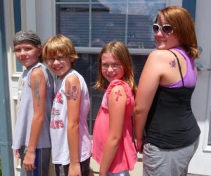 kids love temporary tattoos